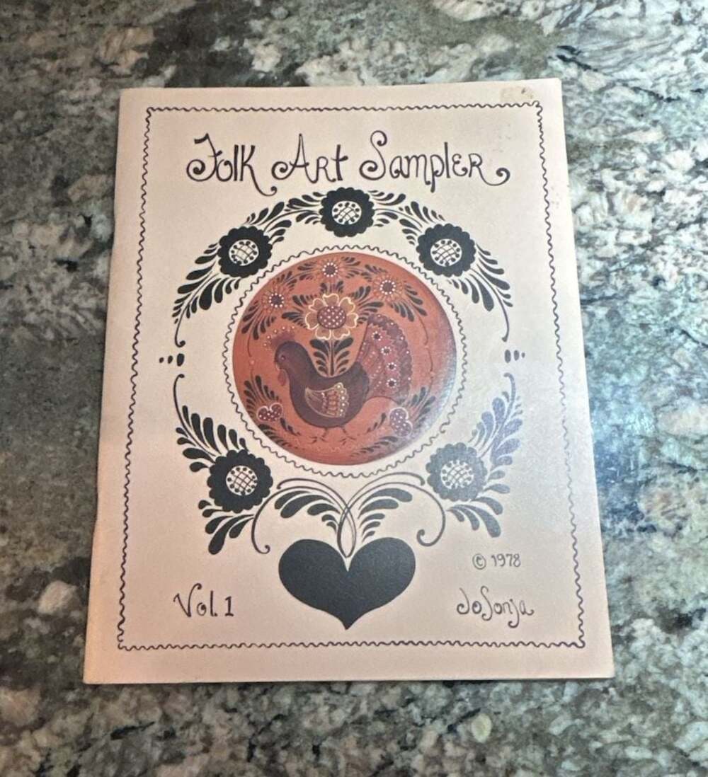 Folk Art Sampler Vol. 1 by Jo Sonja Jansen Vintage Painting Pattern Book (1978)